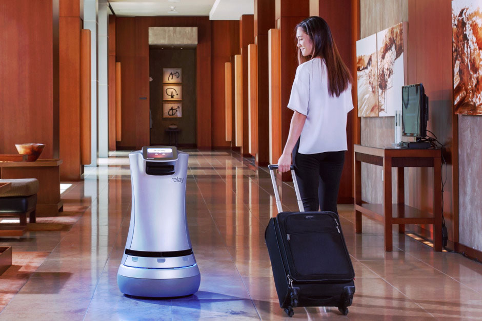 Nota sobre Este robot de hotel te lleva el café y la comida a tu habitación