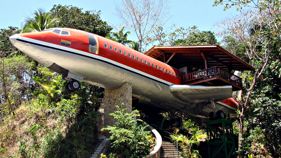 Nota sobre Suite de lujo en un Boeing en la selva de Costa Rica