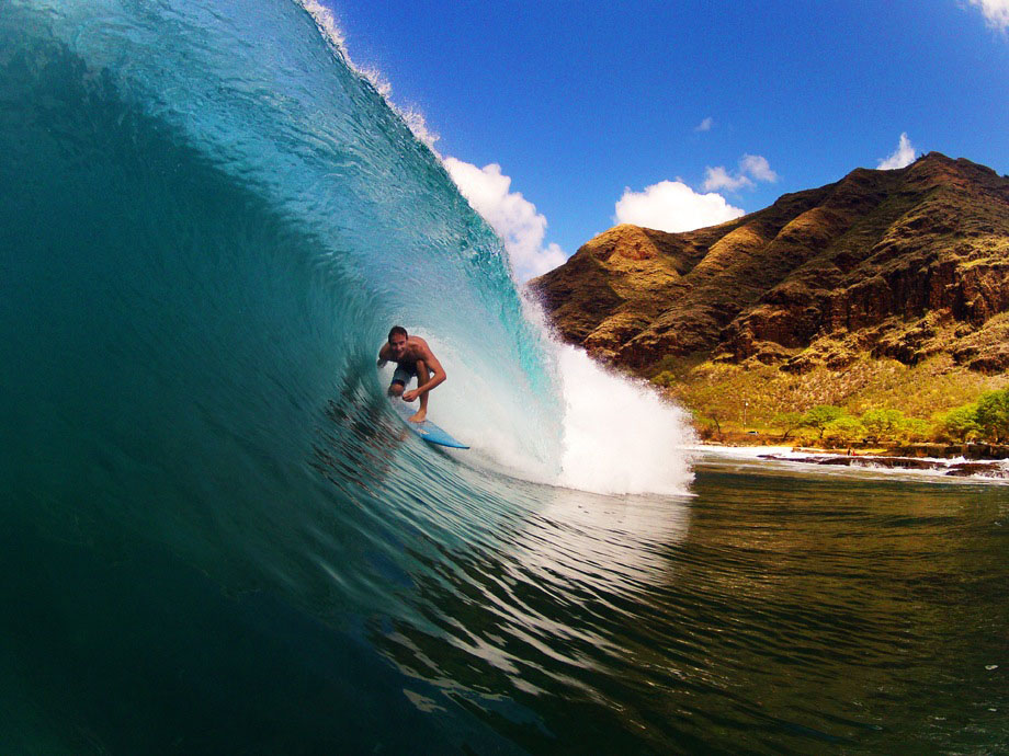 Nota sobre Practica el surf con GoPro