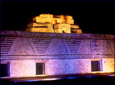 Nota sobre Uxmal Espectáculo de Luz y Sonido