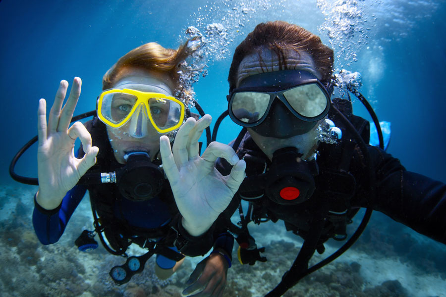 Nota sobre Las distintas modalidades del buceo