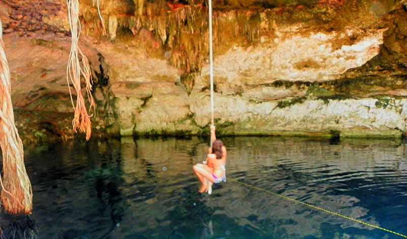 Nota sobre Cenote Yokdzonot, Yucatán