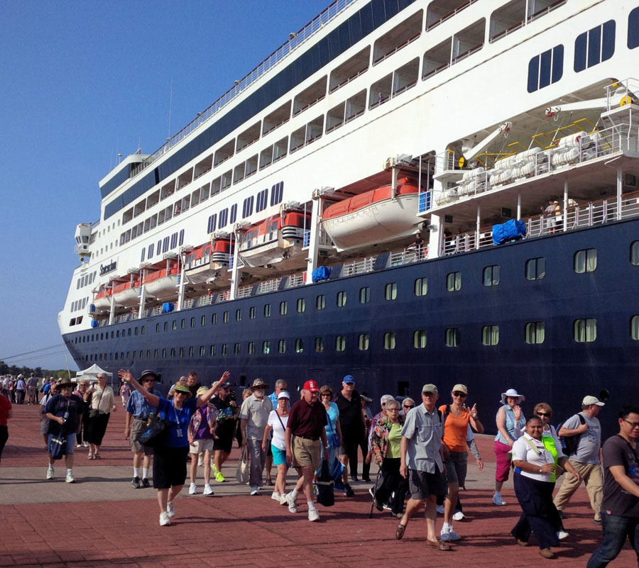 Nota sobre Llegó Crucero MS Statendam a Puerto Chiapas