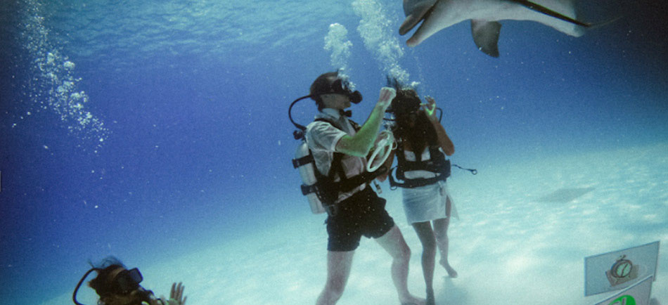 Nota sobre Bodas submarinas en México