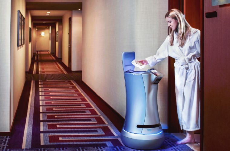 Nota sobre El futuro del servicio de habitaciones de los hoteles: comida servida por robots