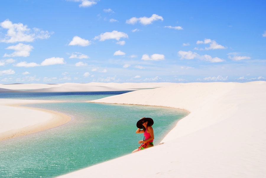 Nota sobre Len&ccedil;ois Maranhenses: playas &uacute;nicas en Brasil