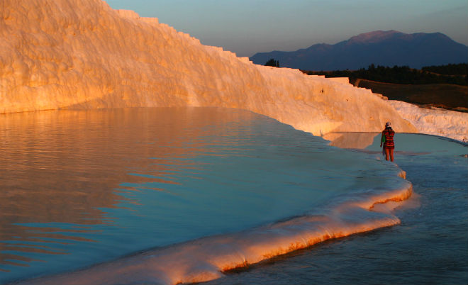 Nota sobre Pamukkale: Una piscina infinita en plena naturaleza