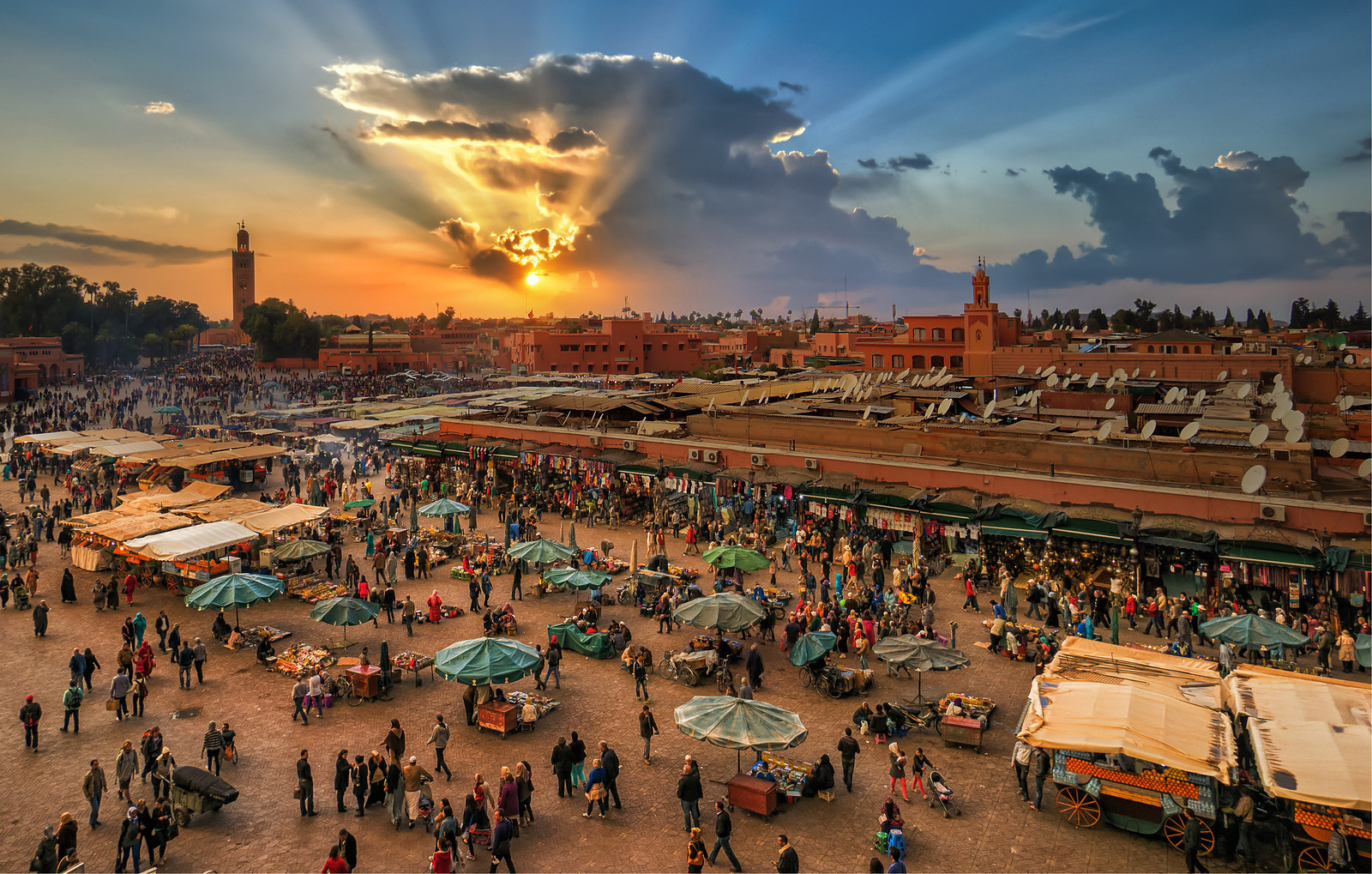 Nota sobre Marrakech es uno de los destinos turísticos de Marruecos