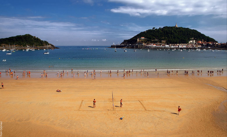 Nota sobre San Sebastián y su bonita playa de la Concha