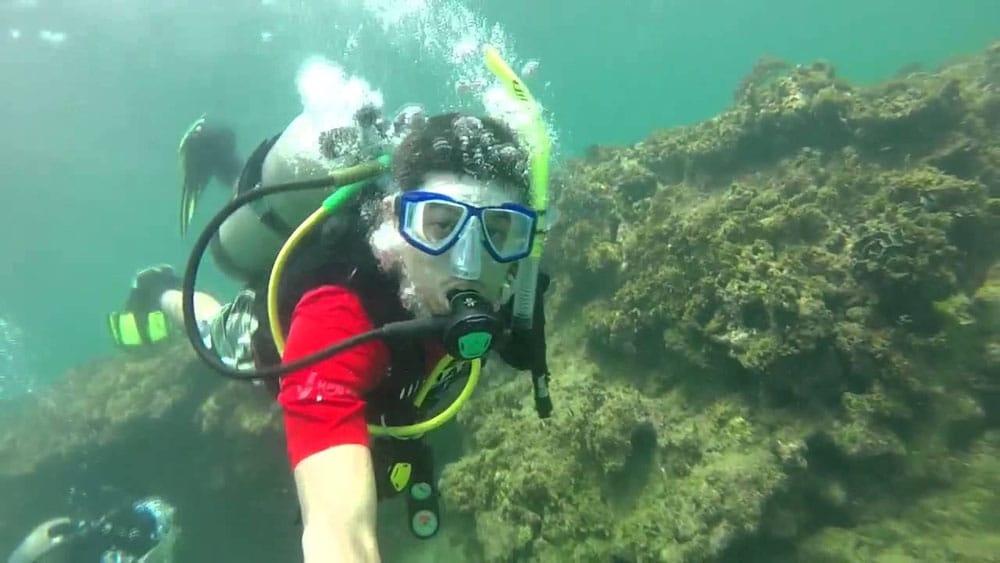 Buceando en Mazanillo