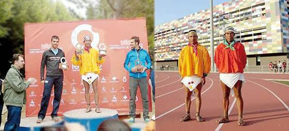 Rarámuri triunfa en España