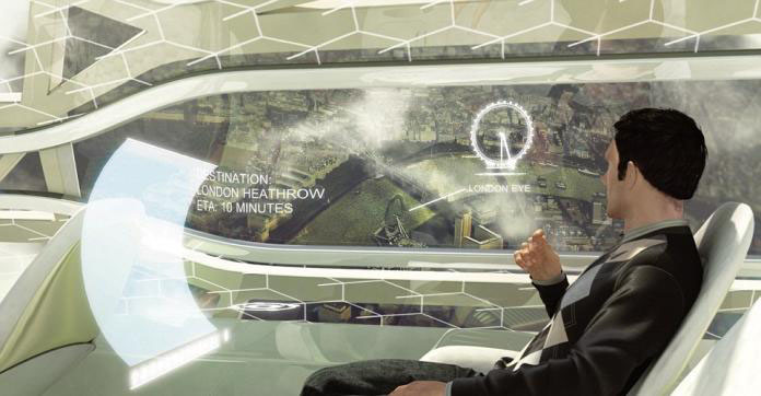 Los aviones comerciales tendrán ventanas interactivas