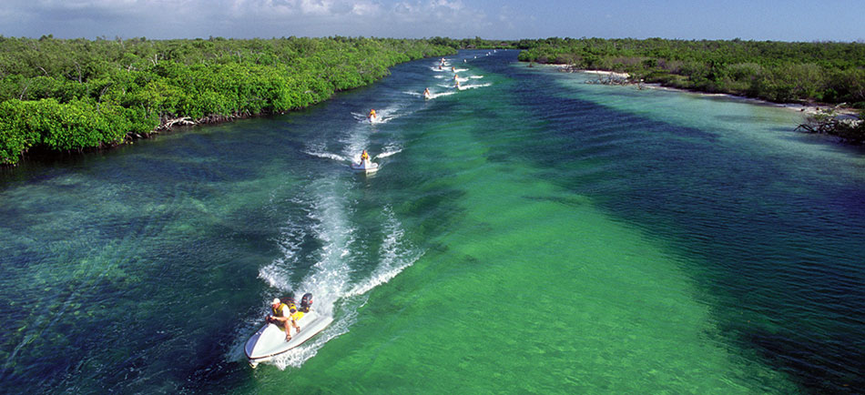 Laguna de Nichupté: hay una selva allá afuera