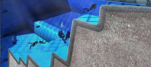 La piscina más profunda del mundo: 50 metros al servicio de la ciencia