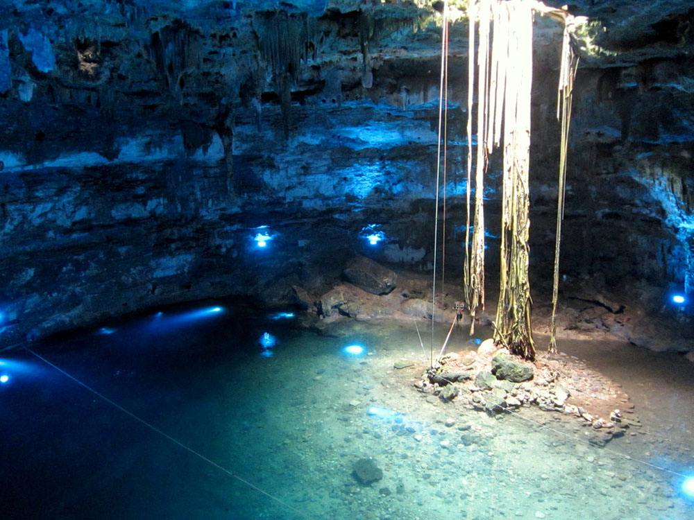 El cenote Chaak Tun