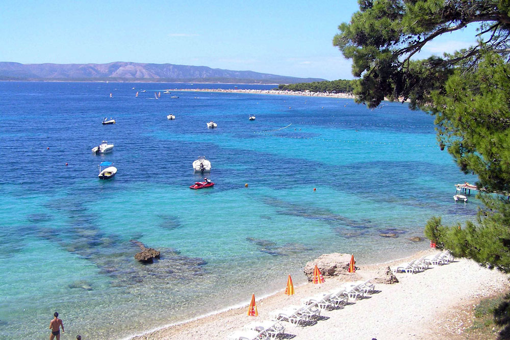 La isla de Brac en Croacia