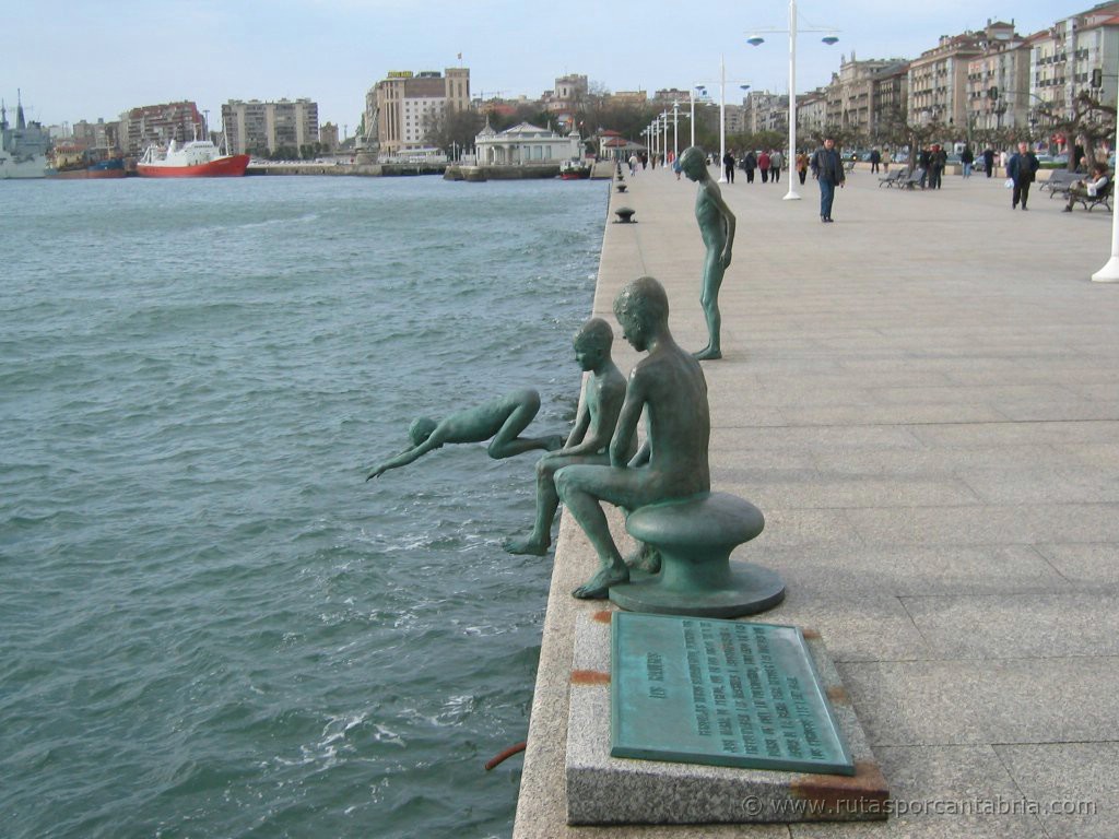 El monumento a los raqueros de Santander España