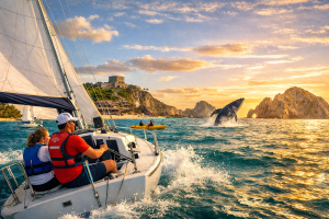 Practicando la navegación en las playas de México